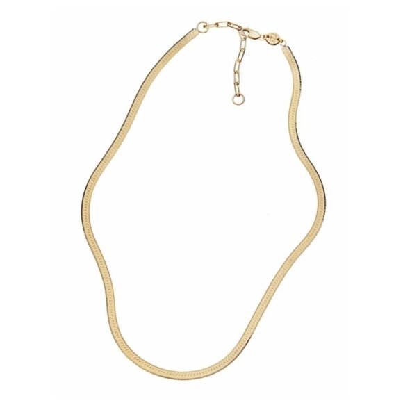 Jennifer Zeuner NWT -Necklace 14K Hamilton Yellow Gold IP Plating